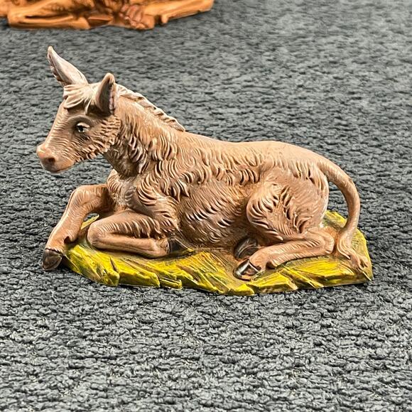 VTG 4 Fontanini Roman Italy Depose Xmas Nativity Animals Camel Cow Donkey Bull - Picture 7 of 16